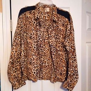 Leopard blouse